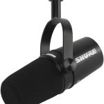 Microfone Dinâmico USB - C/XLR MV7+ (Preto) - SHURE