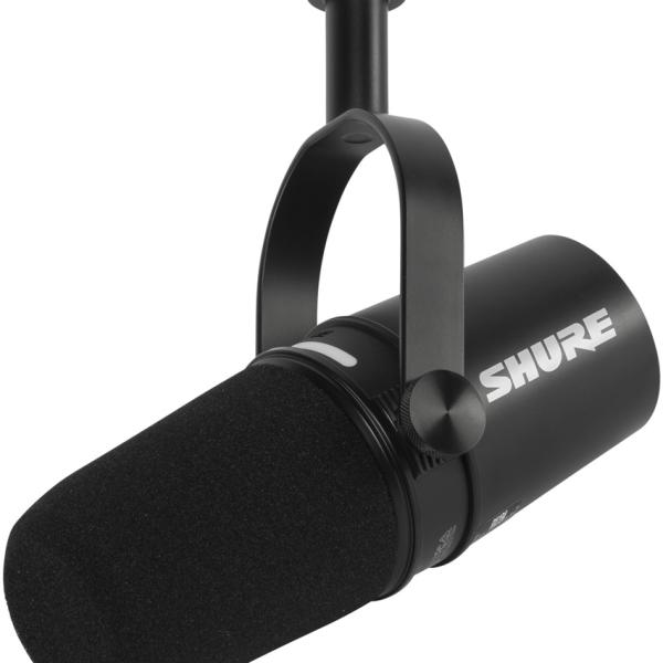 Microfone Dinâmico USB - C/XLR MV7+ (Preto) - SHURE