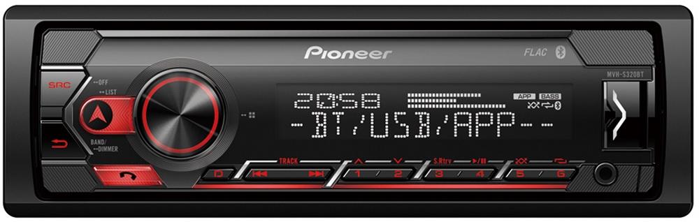 Auto Rádio RDS FM 4x 50W MOSFET USB/BLUETOOTH/AUX Android Spotify - Pioneer