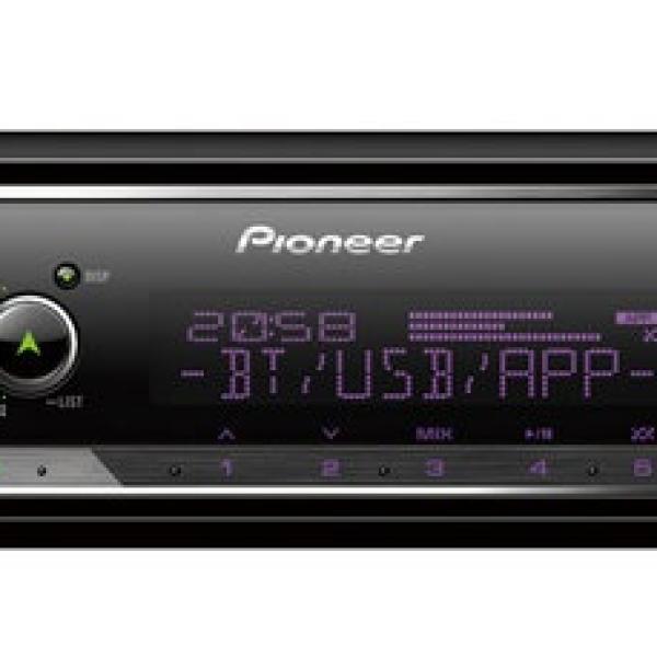 Auto Rádio RDS AM/FM 4x 50W MOSFET USB/AUX/BLUETOOTH - Pioneer