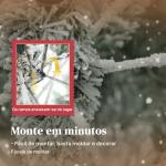 Árvore de Natal Artificial 210 cm Árvore de Natal Nevada com 1154 Ramos Base Dobrável e Fácil de Montar Verde