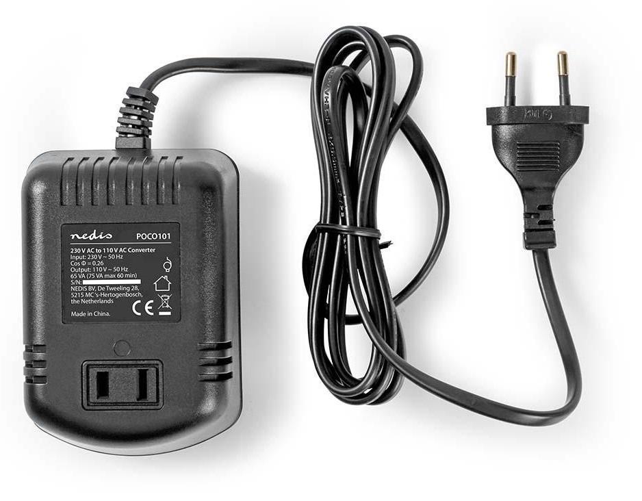 Conversor de Corrente 220 - 110V / 75W - NEDIS