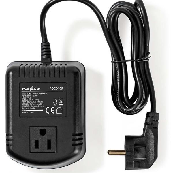 Conversor de Corrente 220 - 110V / 100W - NEDIS