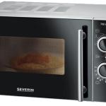 Microondas c/ Grill MW 7771 20L 700W (Preto/Prateado) - SEVERIN