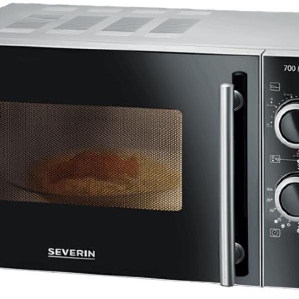 Microondas c/ Grill MW 7771 20L 700W (Preto/Prateado) - SEVERIN