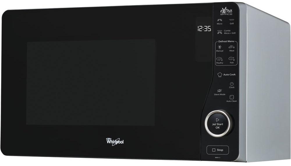 Microondas MWF421SL 25L 800W + Grill (Preto) - WHIRLPOOL