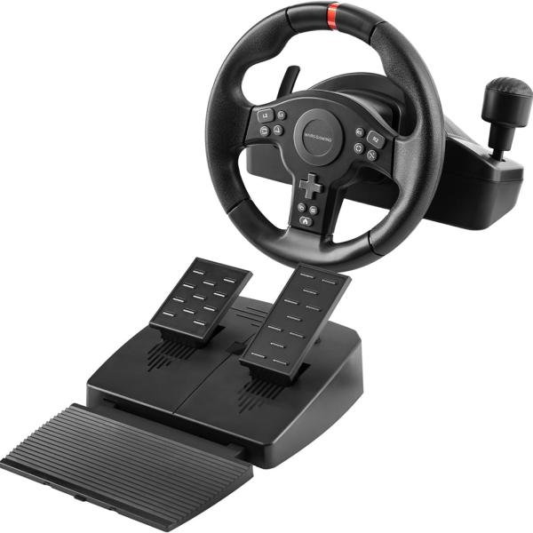 Volante MWH - RSXONE Racing Wheel PC/PS4/Xbox Series X/S (Preto) - MARS - GAMING