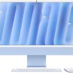 Computador All - In - One iMac 24 M4 CPU 8 - Core / GPU 8 - Core / 16GB / 256GB SSD (Azul) - APPLE