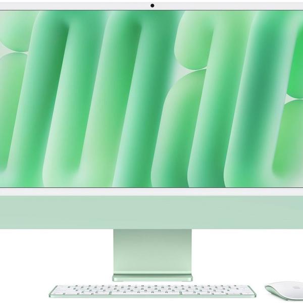 Computador All - In - One iMac 24 M4 CPU 10 - Core / GPU 10 - Core / 16GB / 512GB SSD (Verde) - APPLE