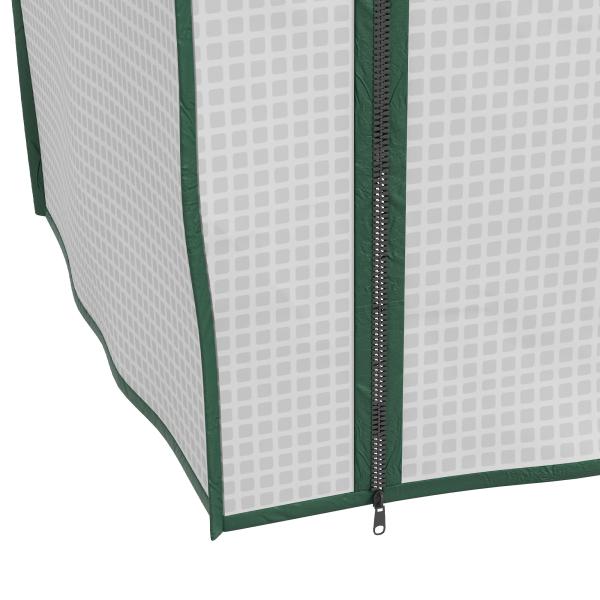Estufa de Jardim de 3 Níveis Estufa de Terraço com 3 Prateleiras para Cultivo de Plantas Flores 59x39x127 cm Branco