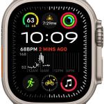 Apple Watch Ultra 2 GPS + LTE 49mm Titânio Natural c/ Loop Trail Azul S/M