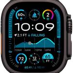 Apple Watch Ultra 2 GPS + Cellular 49mm Titânio Preto c/ Loop Milanesa Titânio Preto L