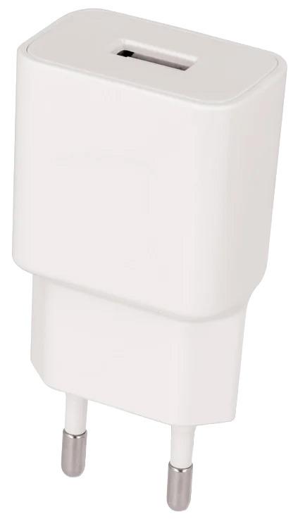 Alimentador/Carregador USB 5V 2.1A Branco c/ Cabo USB - USB C Fast Charge (1 metro) - MAXLIFE