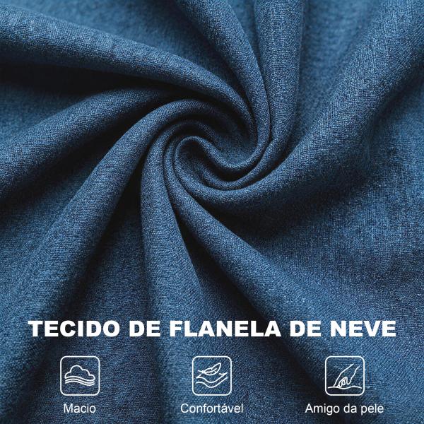 Poltrona de Sala de Estar Poltrona Moderna para Dormitório com Pés de Madeira Poltrona Individual 74x86x102 cm Azul