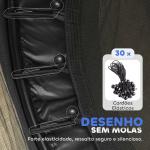 Trampolim para Crianças com Rede de Segurança e Estrutura de Aço para Interiores e Exteriores Carga 50kg Ø140x190 cm Preto