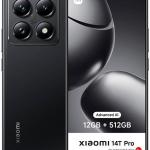 Smartphone Xiaomi 14T Pro 12GB 512GB Titan Preto