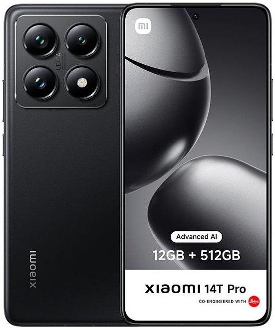Smartphone Xiaomi 14T Pro 6.67 5G 12GB/512GB Dual SIM (Titanium Black)