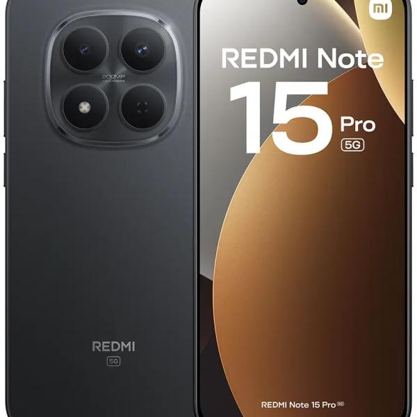 Smartphone Xiaomi Redmi Note 15 Pro 5G 6.83 8GB/256GB Dual SIM (Preto)