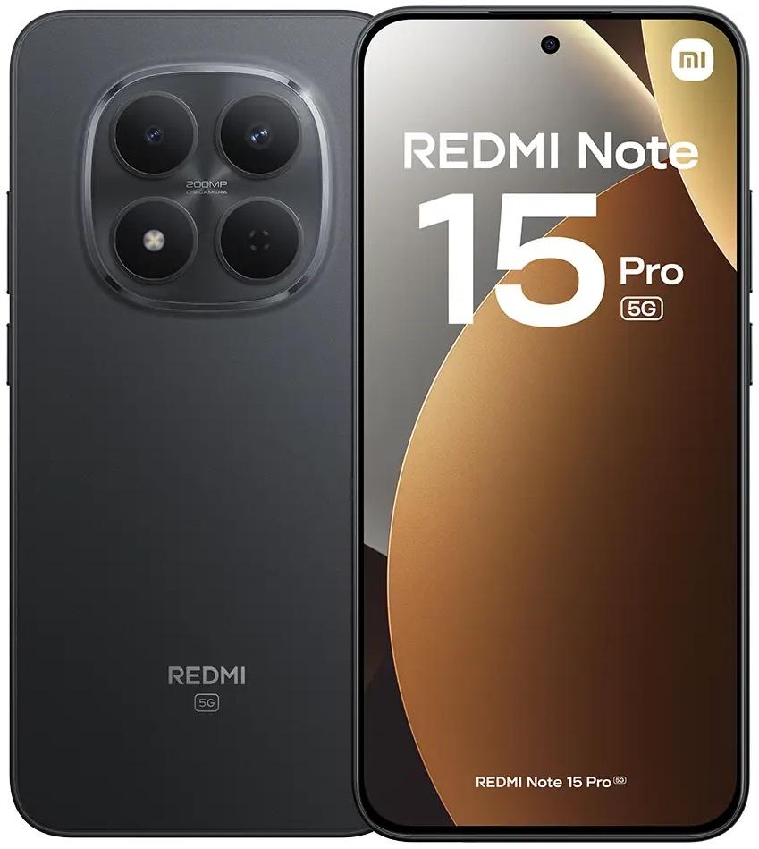 Smartphone Xiaomi Redmi Note 15 Pro 5G 6.83" (8 / 256GB) 120Hz Preto