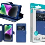 Capa Protetora Universal Azul para Smartphone de 5.5'' N-009 -  Visor Inteligente, Resistência a Impactos e Suporte Integrado