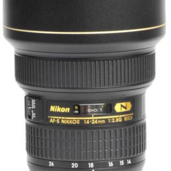 Objetiva Grande Angular AF - S 14 - 24mm f:2.8G ED (Preto) - NIKON