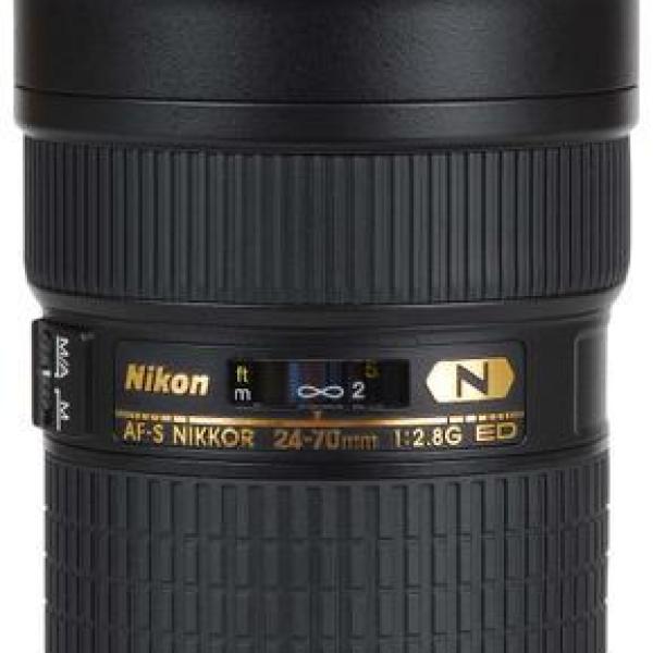 Objetiva de Zoom AF - S 24 - 70mm f:2.8G ED - NIKON