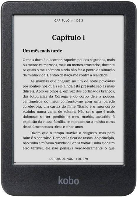 E - Book Clara BW 6 Ecrã Táctil 16GB Wi - Fi (Preto) - RAKUTEN KOBO