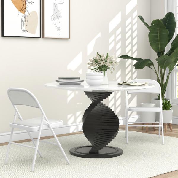Conjunto de 2 Cadeiras Dobráveis com Encosto e Estrutura de Aço para Sala de Estar escritório Estúdio 45x46x78 cm Branco