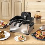 Fritadeira 5 L com Temperatura Ajustável até 190 °C, Janela de Visualização e Temporizador 60 min
