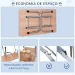 Mesa de Tosquia para Cães Dobrável com Prateleira de Armazenamento e Altura Ajustável 20 - 80 cm 107x60x170 cm Azul