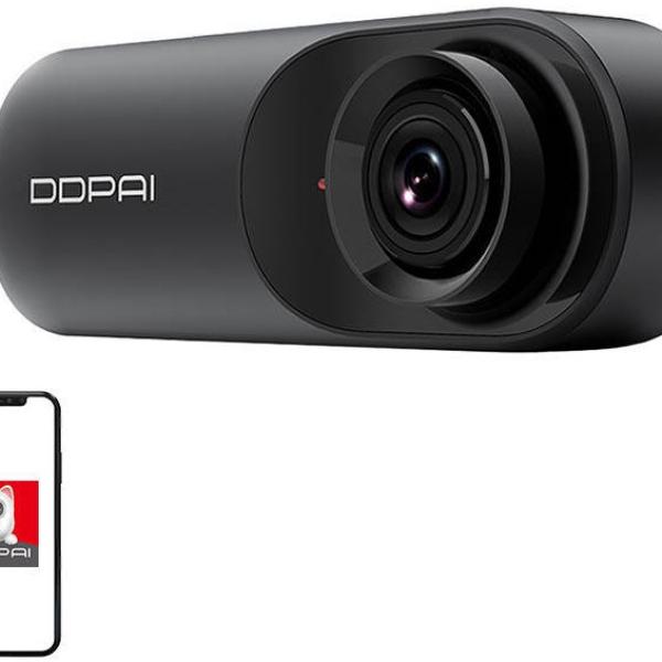 Gravador de Vídeo Mola N3 Pro Dash Cam GPS WiFi 2.5K FHD + Câmara Traseira - DDPAI