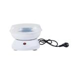 Máquina de Algodão Doce Potência 450W - 550W Doce com Colher Medidora e 10 Palitos de Bambu 27x26x18cm Branco