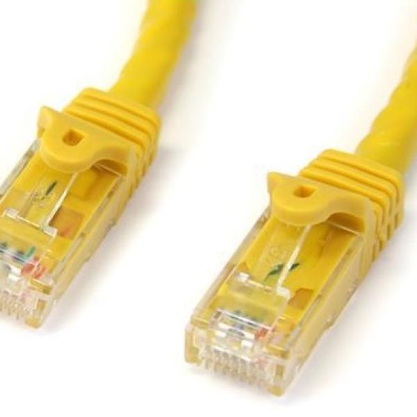Cabo de Rede Cat6 U/UTP Amarelo (10 mts) - STARTECH