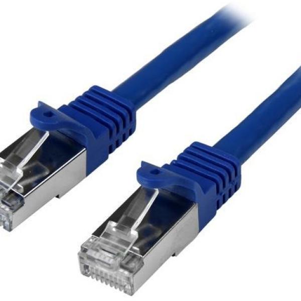 Cabo de Rede Cat6 S/FTP (50cm) Azul - STARTECH