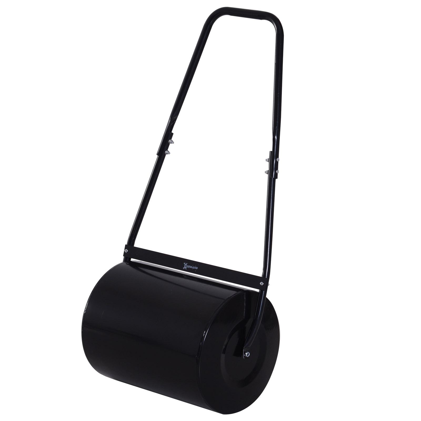 Rolo de jardim 30L de aço preenchido com água ou areia 32x40cm Cabo destacável