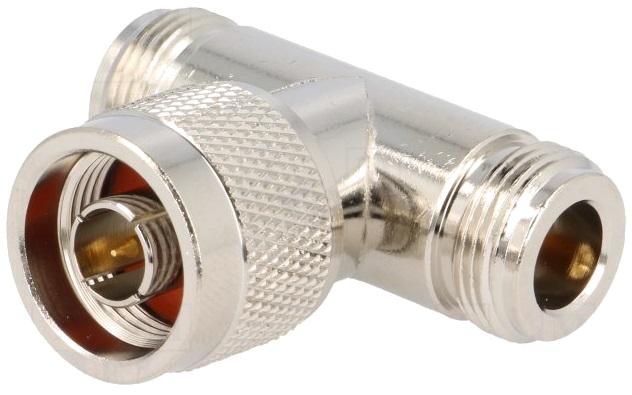 Ficha Adaptadora Tripla N Macho - 2x N Fêmeas