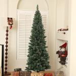 Árvore de Natal 180 cm Árvore de Natal Artificial com 618 Ramos e Suporte de Metal Árvore de Natal para Interior Verde