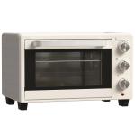 Mini Forno Elétrico 21L 1400W com Temporizador até 60min e Temperatura Ajustável até 230℃ 46x38,5x29 cm Creme e Prata