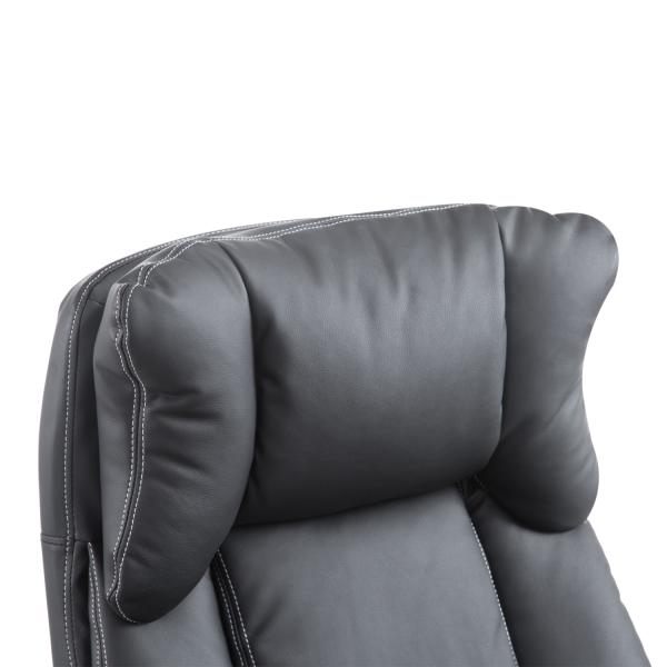 Cadeira de Escritório Giratória Cadeira de Escritório Ergonómica com Apoio para os Braços e Altura Ajustável 66x71x110 - 120,5 cm Preto