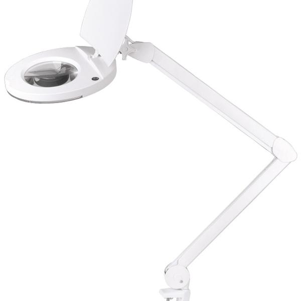 Candeeiro Bancada 8W 60x LEDs c/ Lupa 5 5 Dioptrias - REBEL