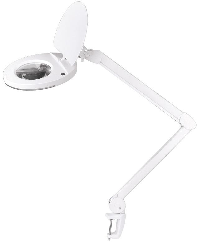 Candeeiro Bancada 8W 60x LEDs c/ Lupa 5 5 Dioptrias - REBEL