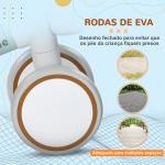Bicicleta sem Pedais para Crianças de 12 - 36 Meses Bicicleta de Equilíbrio com Assento Ajustável 56x27x39 cm Verde