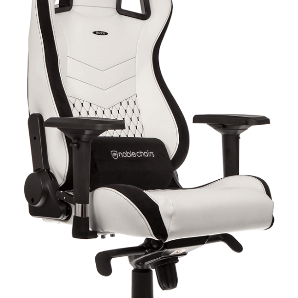 Cadeira Gaming EPIC Branco/Preto - NOBLECHAIRS