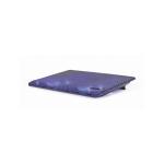 Cooler Portatil Gembird até 15.6" Led Azul 2 Ventoinhas Altura Ajustável