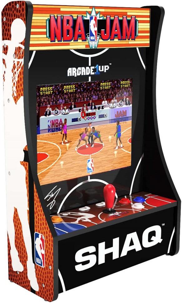 Máquina de Jogos NBA Jam c/ Ecrã 17 (3 Jogos Arcade) - ARCADE1UP