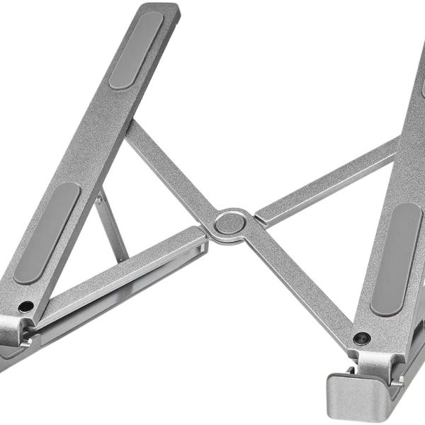 Suporte de Mesa Ajustável p/ Computador Portátil 5 - 17 (Alumínio) - NEDIS