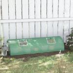 Mini Estufa para Cultivo de Plantas com 4 Janelas Estrutura em Aço e Cobertura de PE Anti - UV 200x80x45 cm Verde