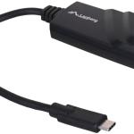 Adaptador de Rede USB - C p/ RJ45 (Preto) - LANBERG