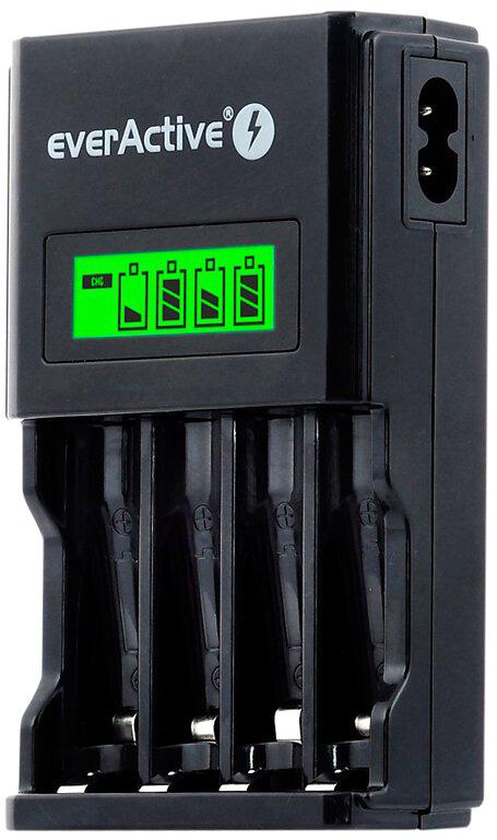 Carregador de Pilhas AA/AAA c/ LCD - everActive