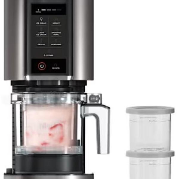 Máquina de Gelados Creami NC302EU 2 x 473ml 800W (Preto/Cinzento) - NINJA